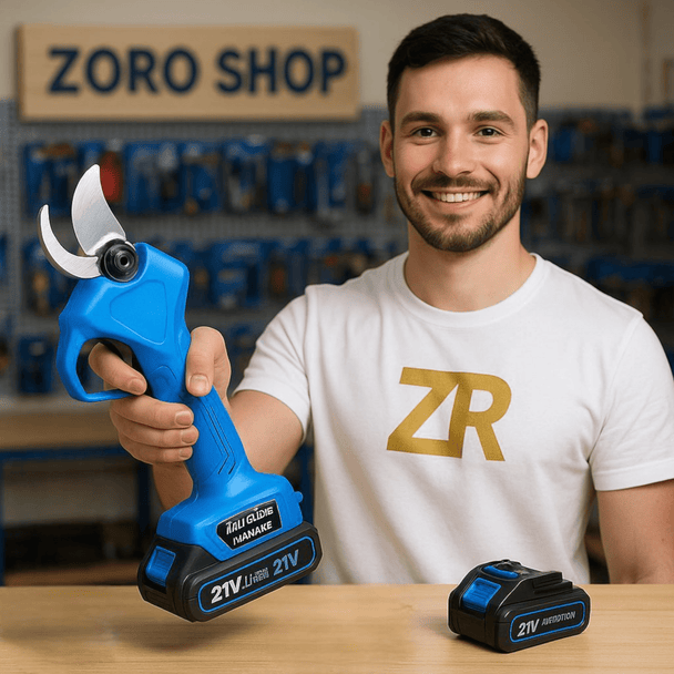 AKU Ručne Električne Makaze s dvije Baterije - Zoro