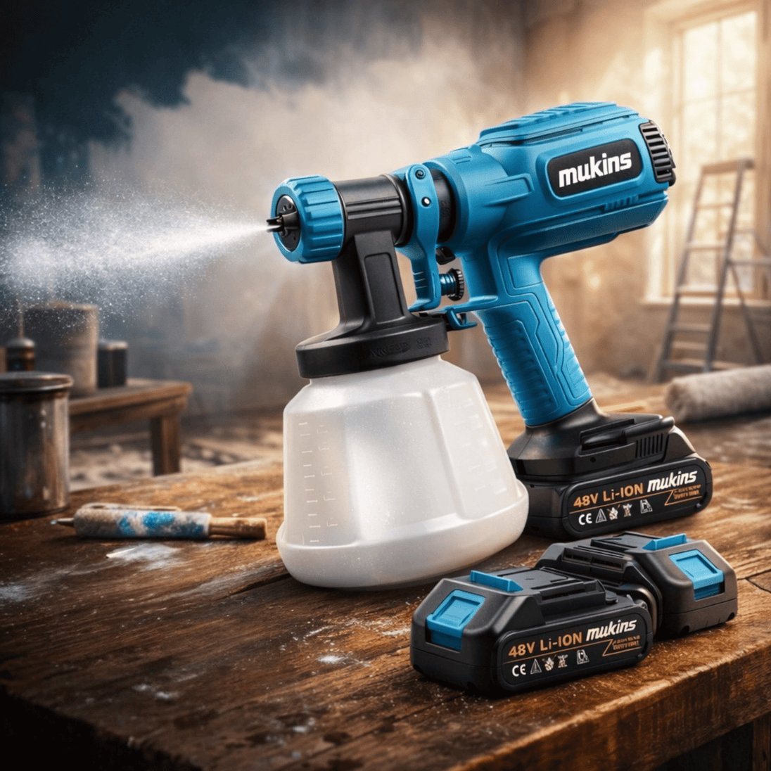 Aku Šprica za Farbanje sa 3 Načina Prskanja - Zoro