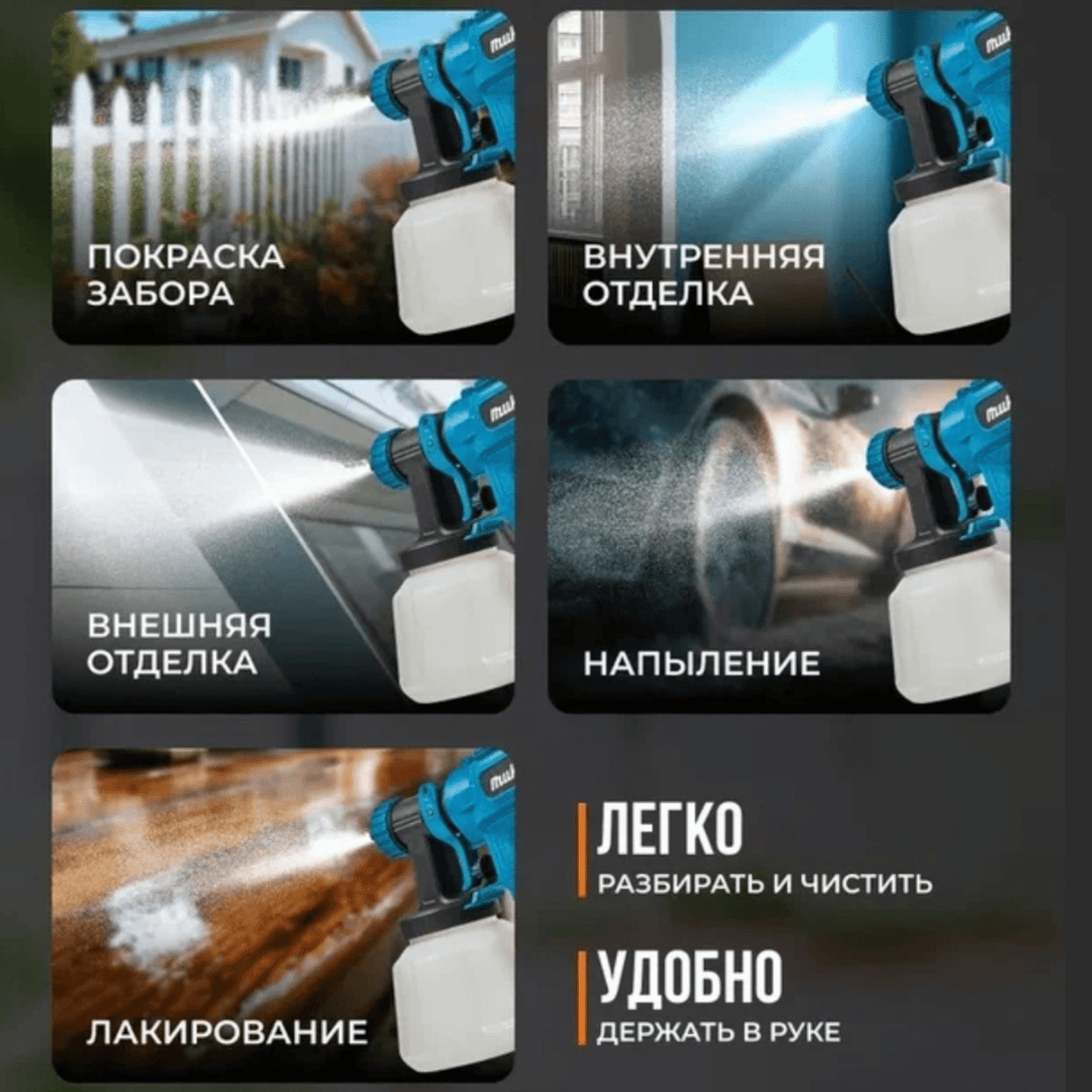 Aku Šprica za Farbanje sa 3 Načina Prskanja - Zoro