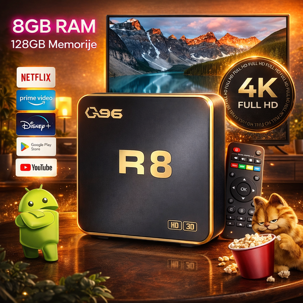 Android smart TV Box 8/128GB "Q96 R8" - Zoro