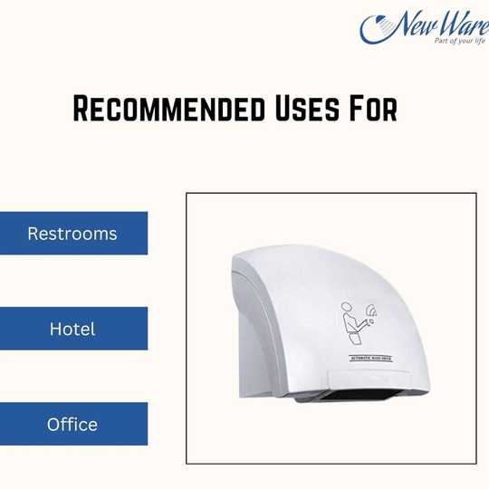 Automatsko Sušilo za Ruke 1800W - Zoro