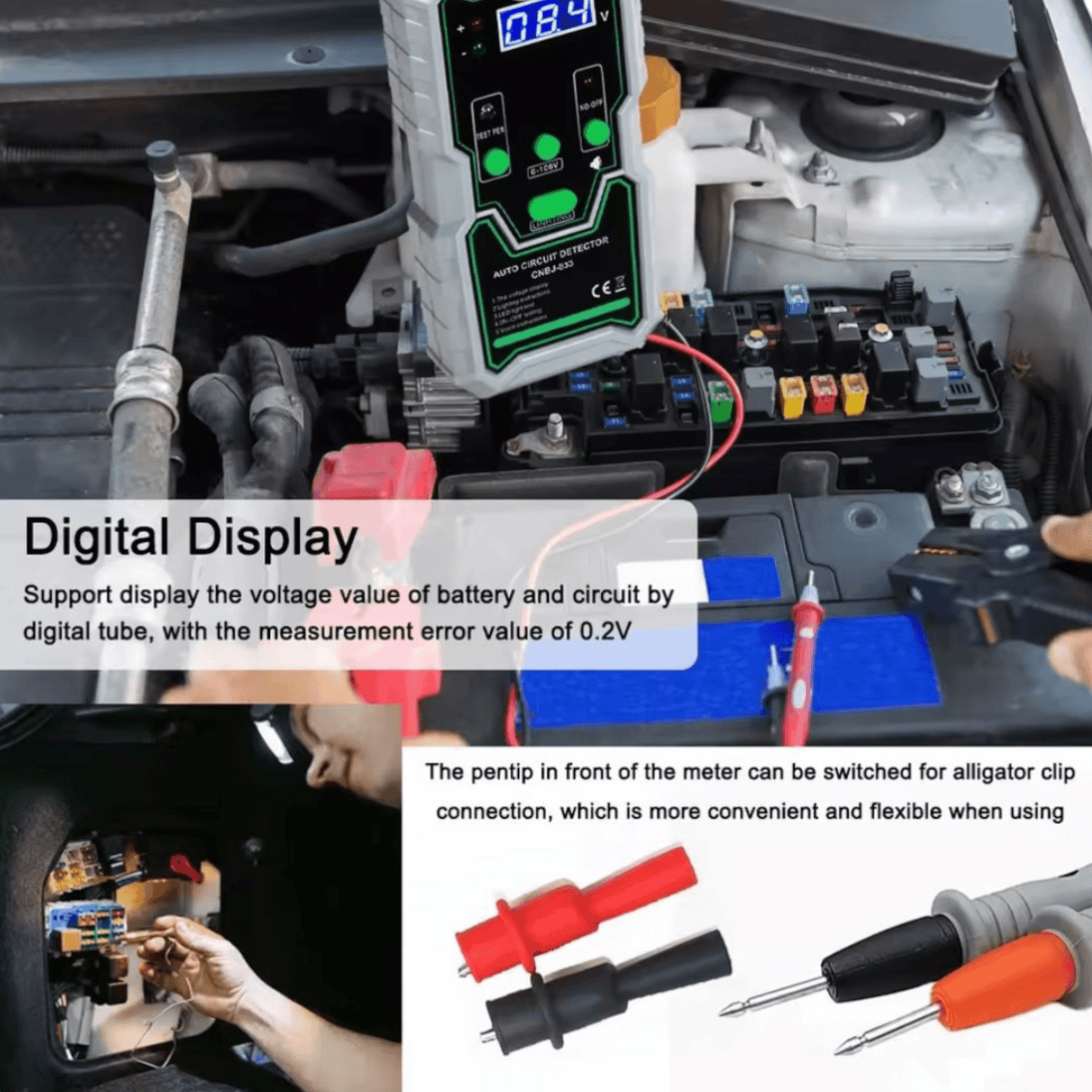 Digitalni ispitivač strujnih krugova "CNBJ - 833" - Zoro