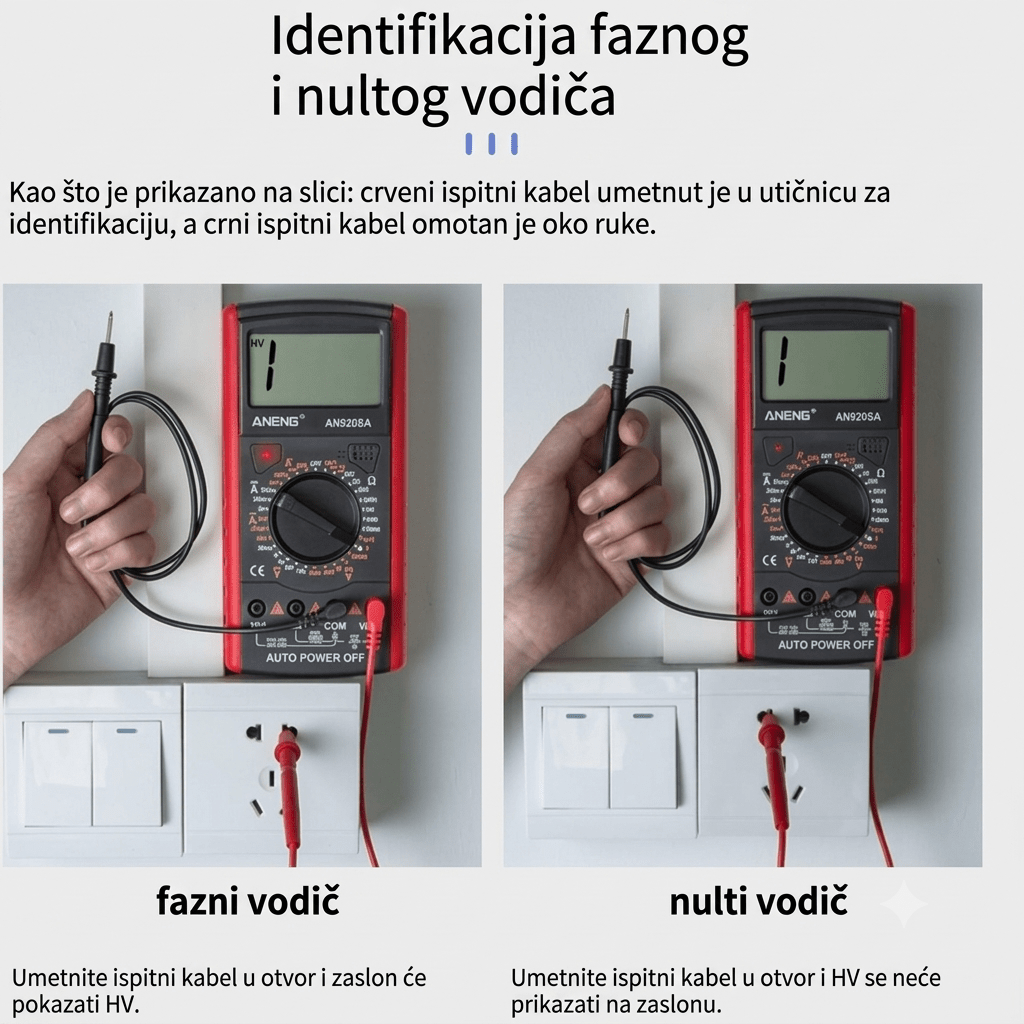 Digitalni Multimetar "DT9205A" - Zoro