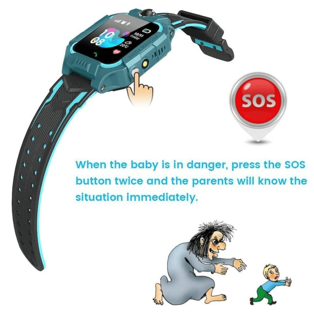 DJEČIJI PAMETNI SAT sa GPS - om - Zoro