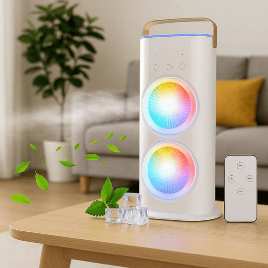 Dvostruki LED ventilator s Ovlaživačem - Zoro