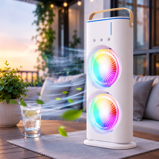 Dvostruki LED ventilator s Ovlaživačem - Zoro