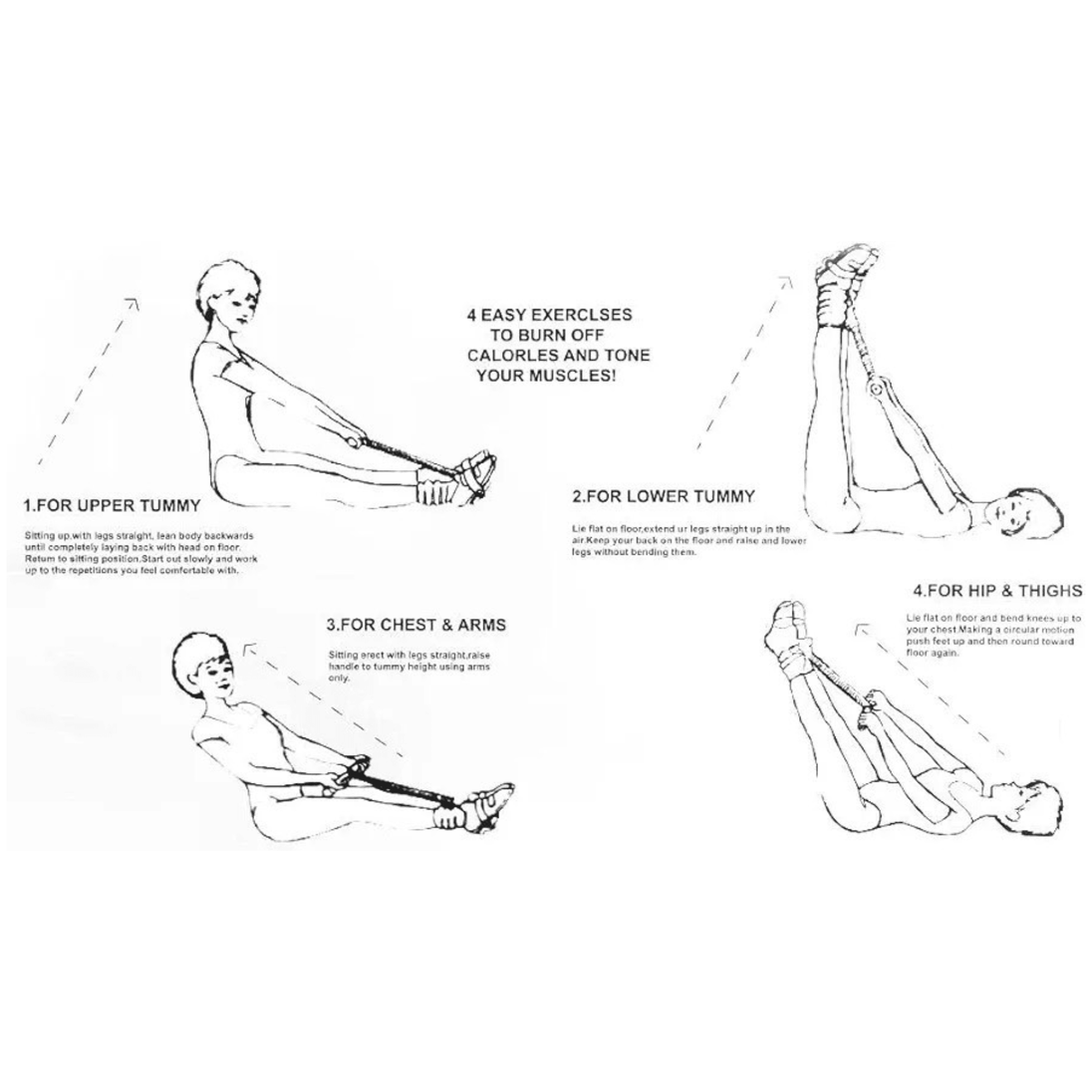Elastična sprava za vježbanje "Tummy Trimmer" - Zoro