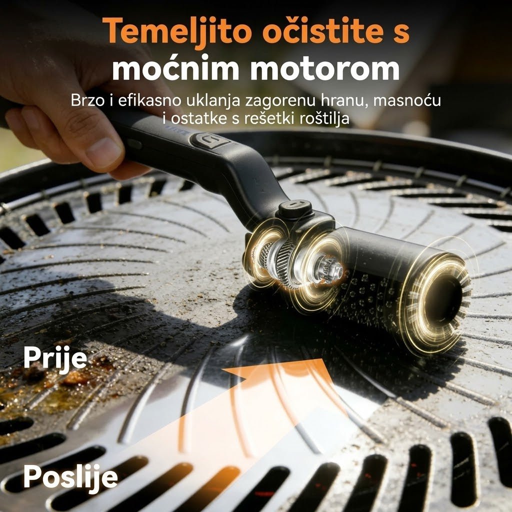 Električna Četka za Čišćenje Roštilja "XL-8801" - Zoro