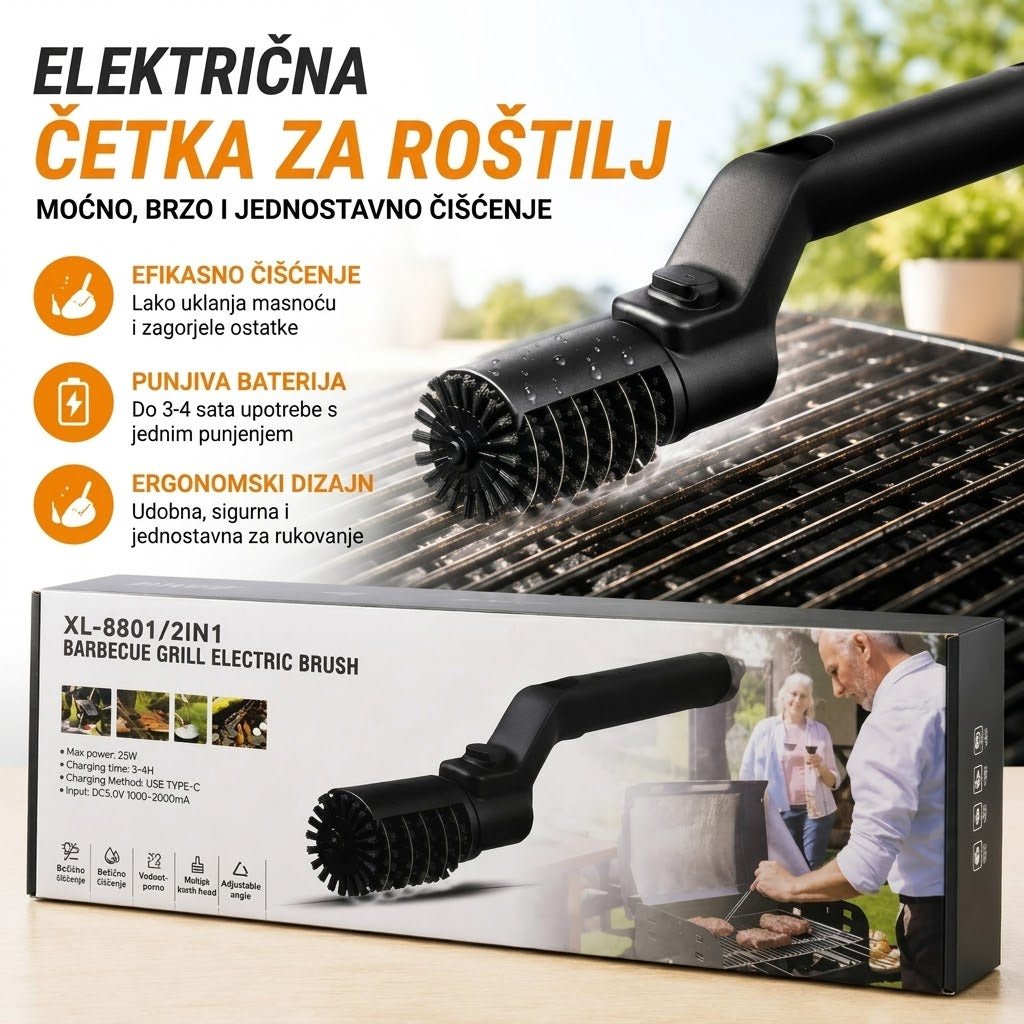 Električna Četka za Čišćenje Roštilja "XL-8801" - Zoro