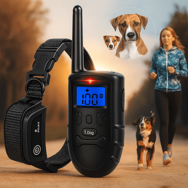 Električna ogrlica za treniranje pasa s LCD ekranom - Zoro