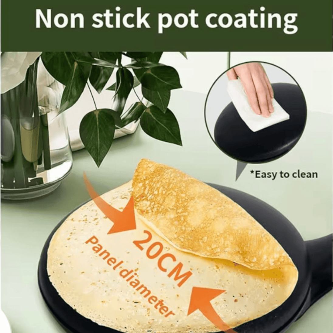 Električna Tava za Palačinke "Silver Love" - Zoro