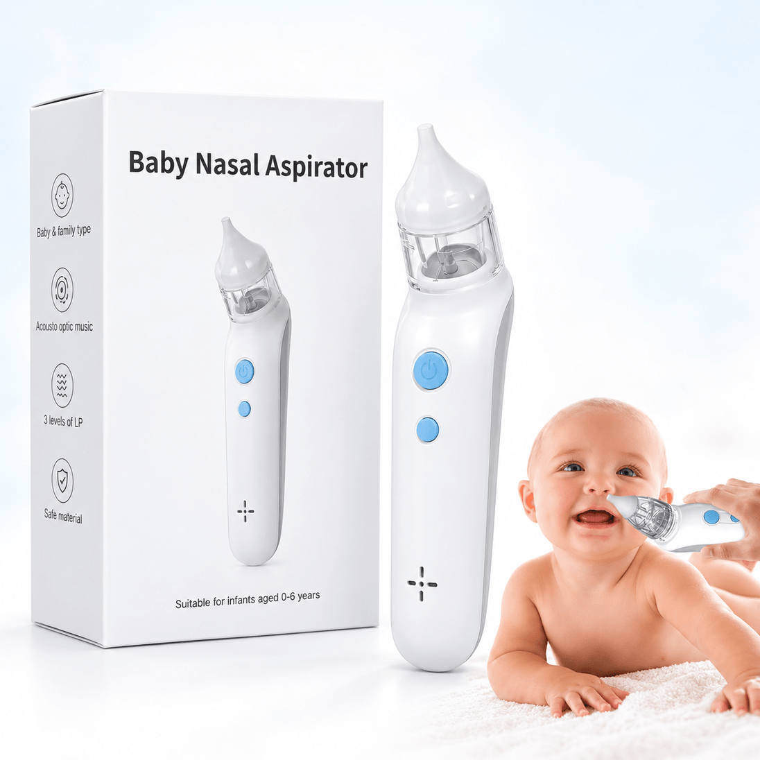 Električni Aspirator za Nos za Bebe i Djecu - Zoro