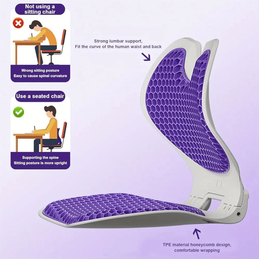 Ergonomski korektor držanja za sjedenje za djecu i odrasle - Zoro