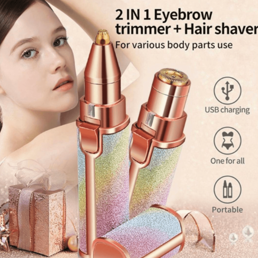 "Flawless" 2u1 Trimer za Uklanjanje Dlačica - Zoro