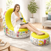 Fotelja s Tabureom na napuhavanje Yellow - Zoro