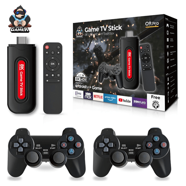 Game TV Stick + Android TV Box "Q9 Pro" - Zoro