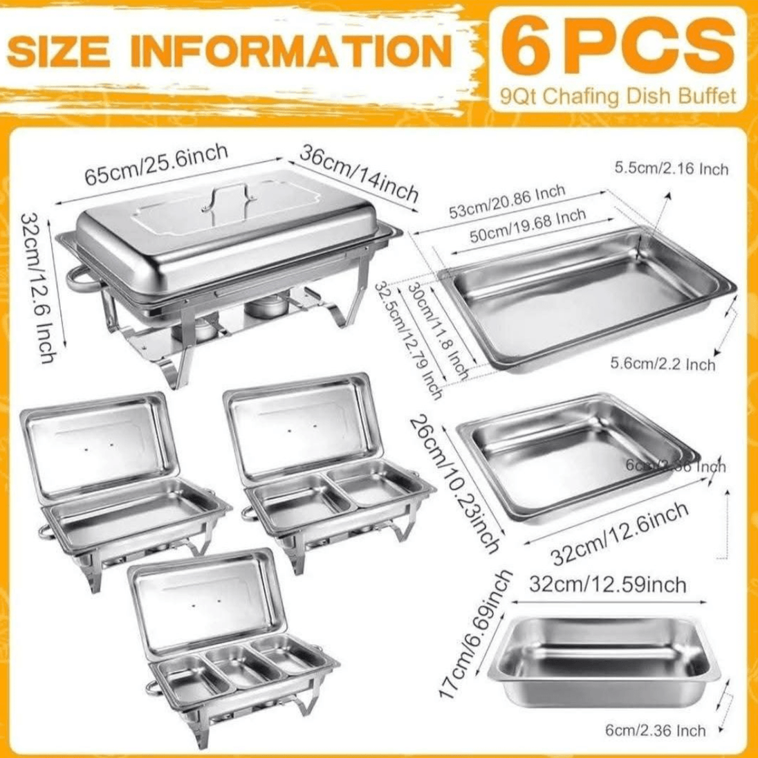 INOX Poslužavnik za održavanje toplote hrane - Zoro