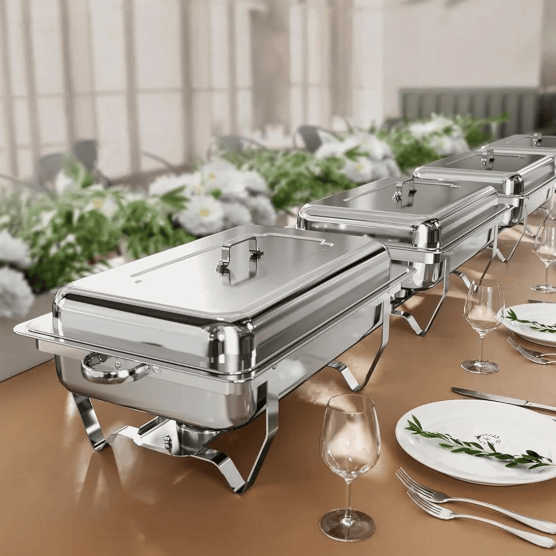 INOX Poslužavnik za održavanje toplote hrane - Zoro
