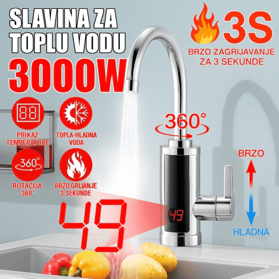 Instant Česma s Grijačem "WM - 1" - Zoro