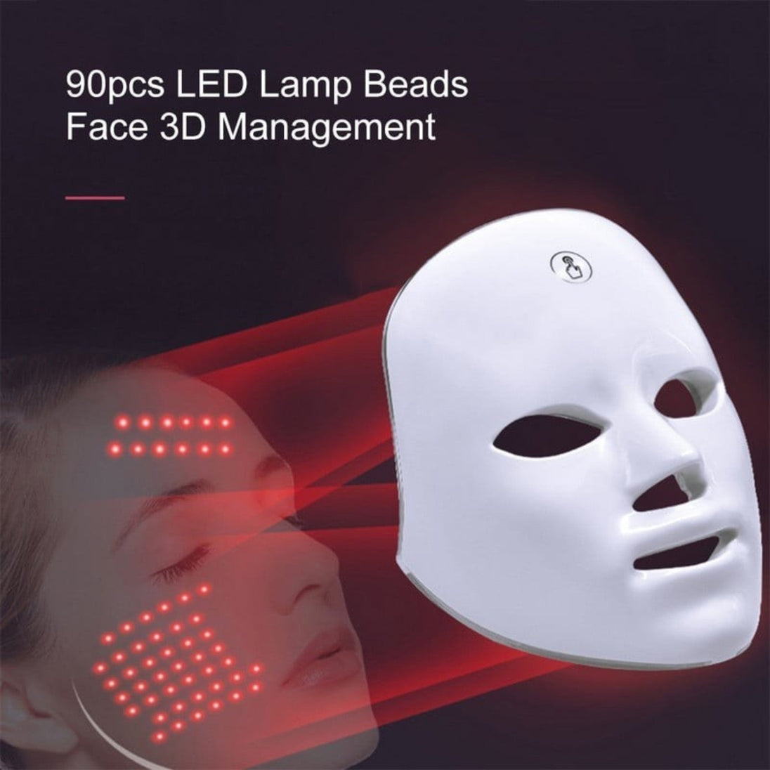 LED Fototerapijska Maska za Lice sa 7 Boja - Zoro