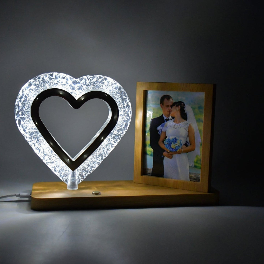 LED Lampa sa Okvirom "Srce" - Zoro