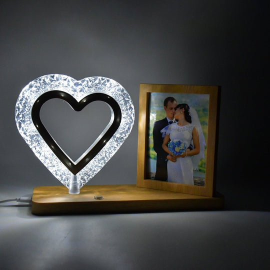 LED Lampa sa Okvirom "Srce" - Zoro