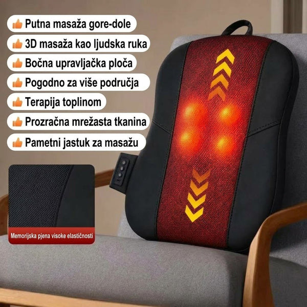 Masažni Jastuk za Leđa sa Grijanjem "SL-700" - Zoro