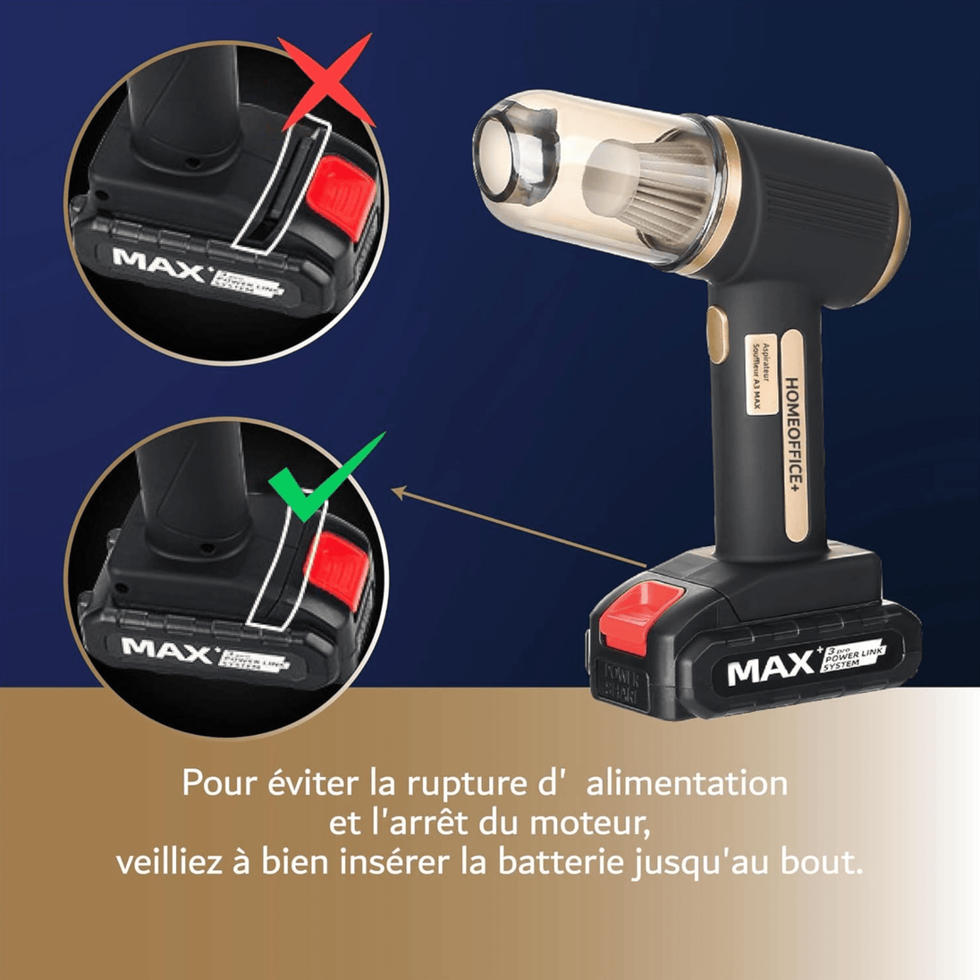 Mini Aku Usisivač "A3 MAX" - Zoro