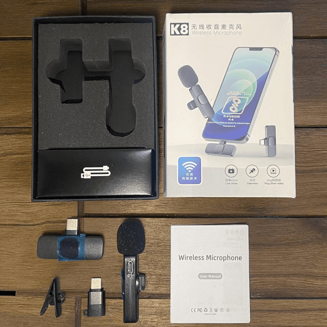 Mini bežicni mikrofon za mobitel "K8" - Zoro