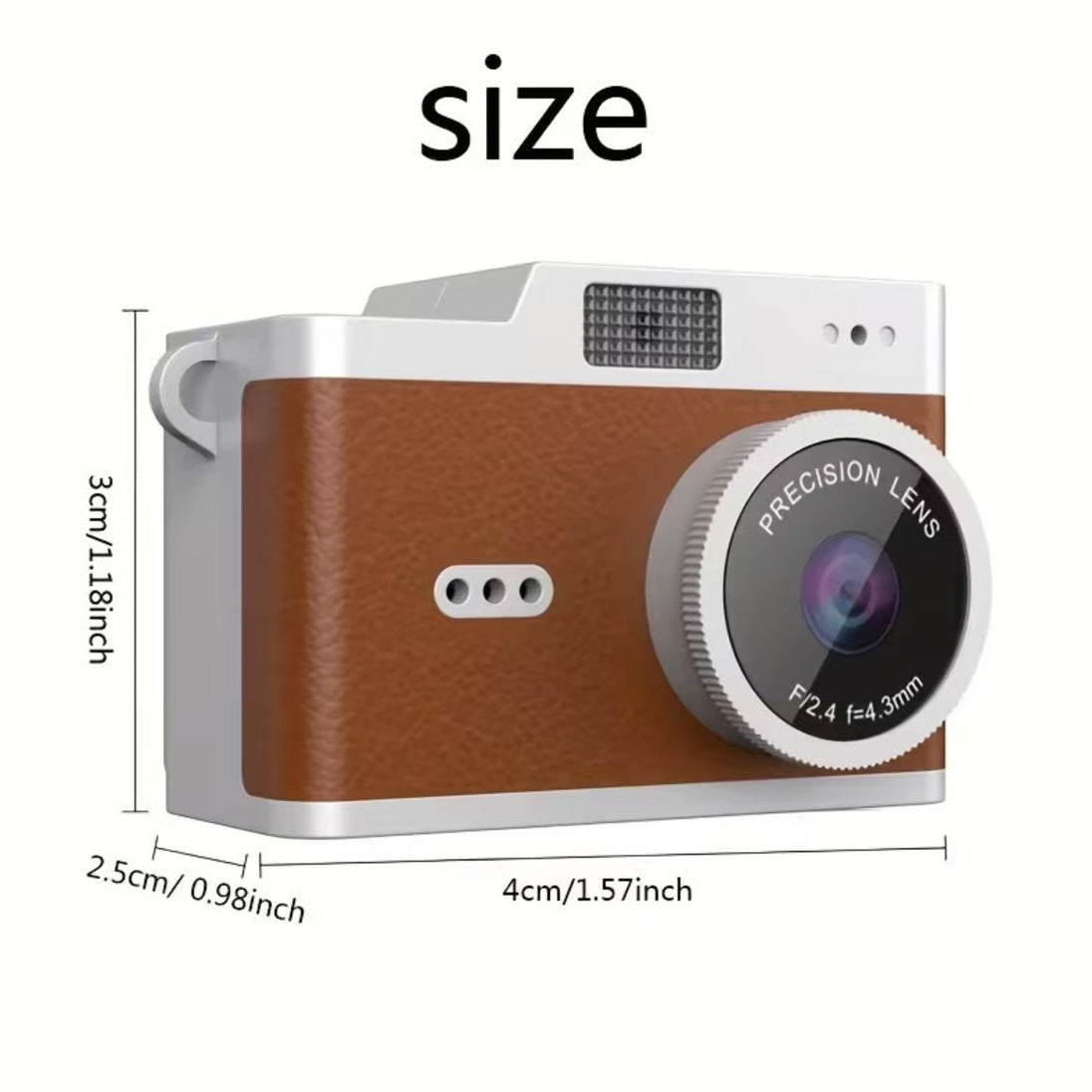 Mini Retro Digitalna Kamera Privjesak 0.96" - Zoro