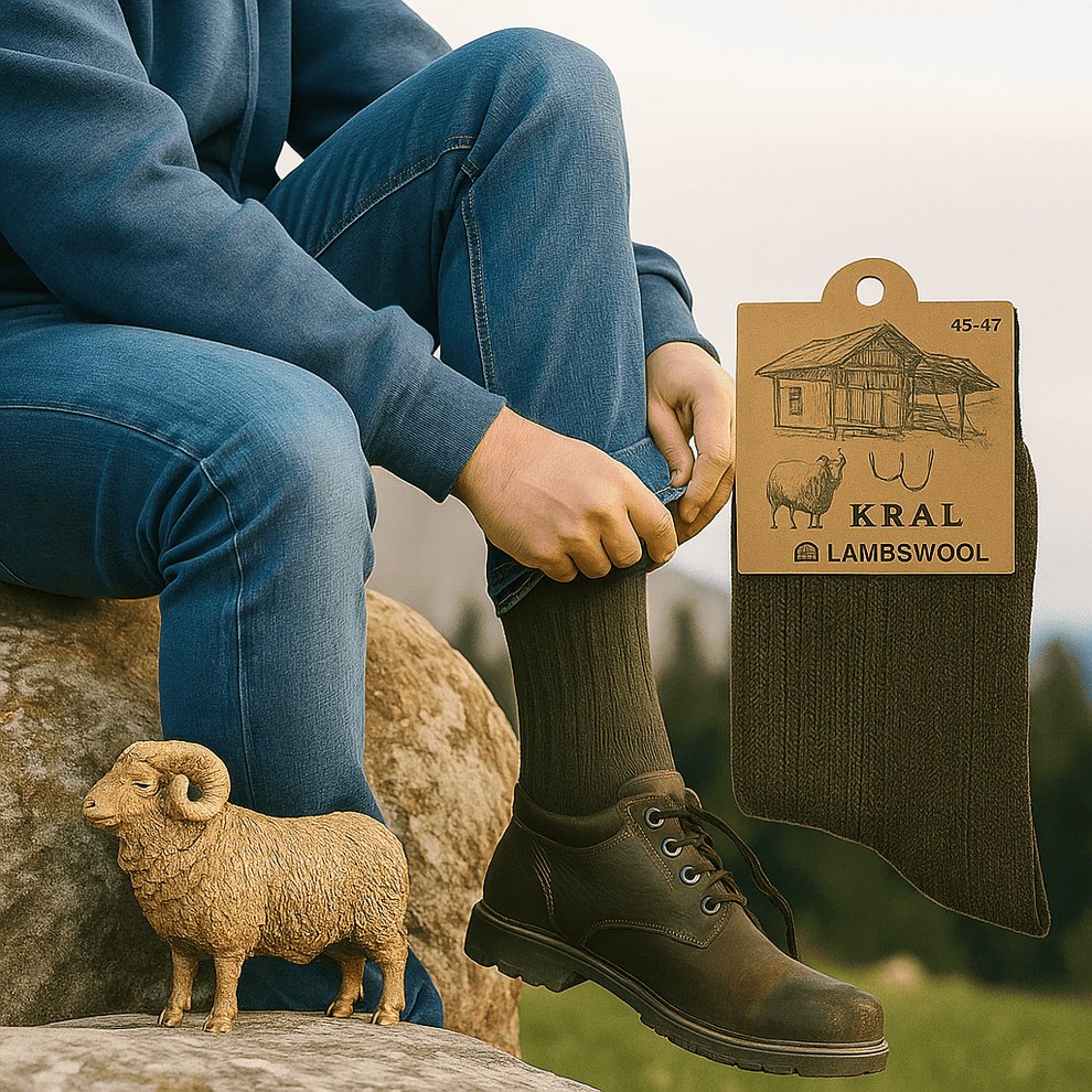 MIRISNE VUNENE ČARAPE (12 PARI) "KRAL" - Zoro