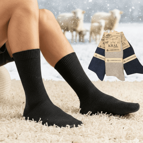 MIRISNE VUNENE ČARAPE (12 PARI) "KRAL" - Zoro