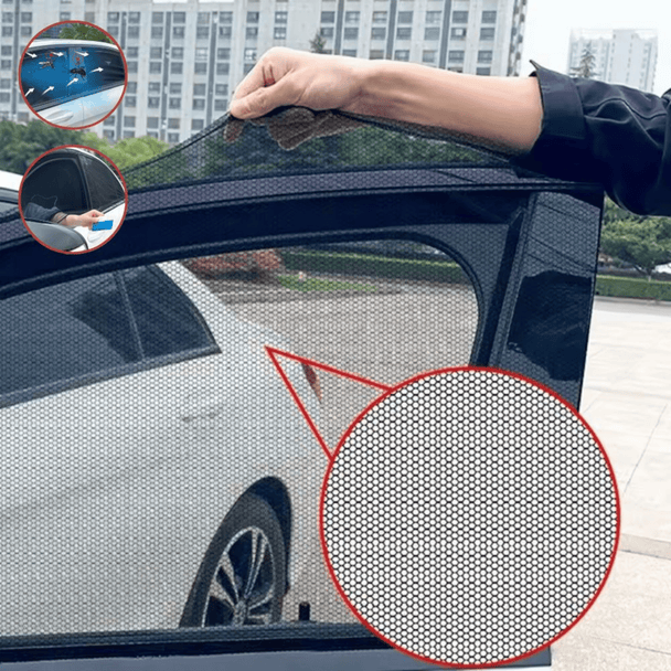 Mrežasti komarnik za auto set od 2 komada - Zoro