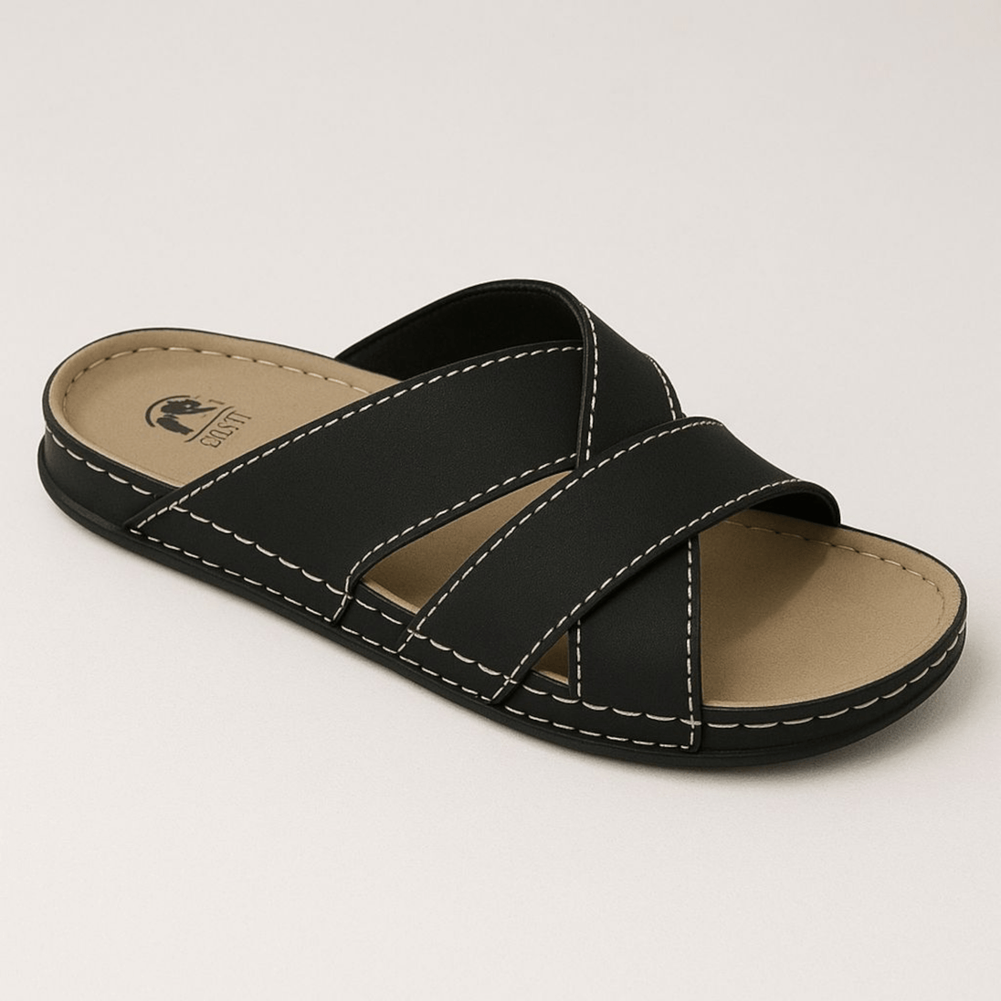 Muške anatomske papuče "Black" - Zoro