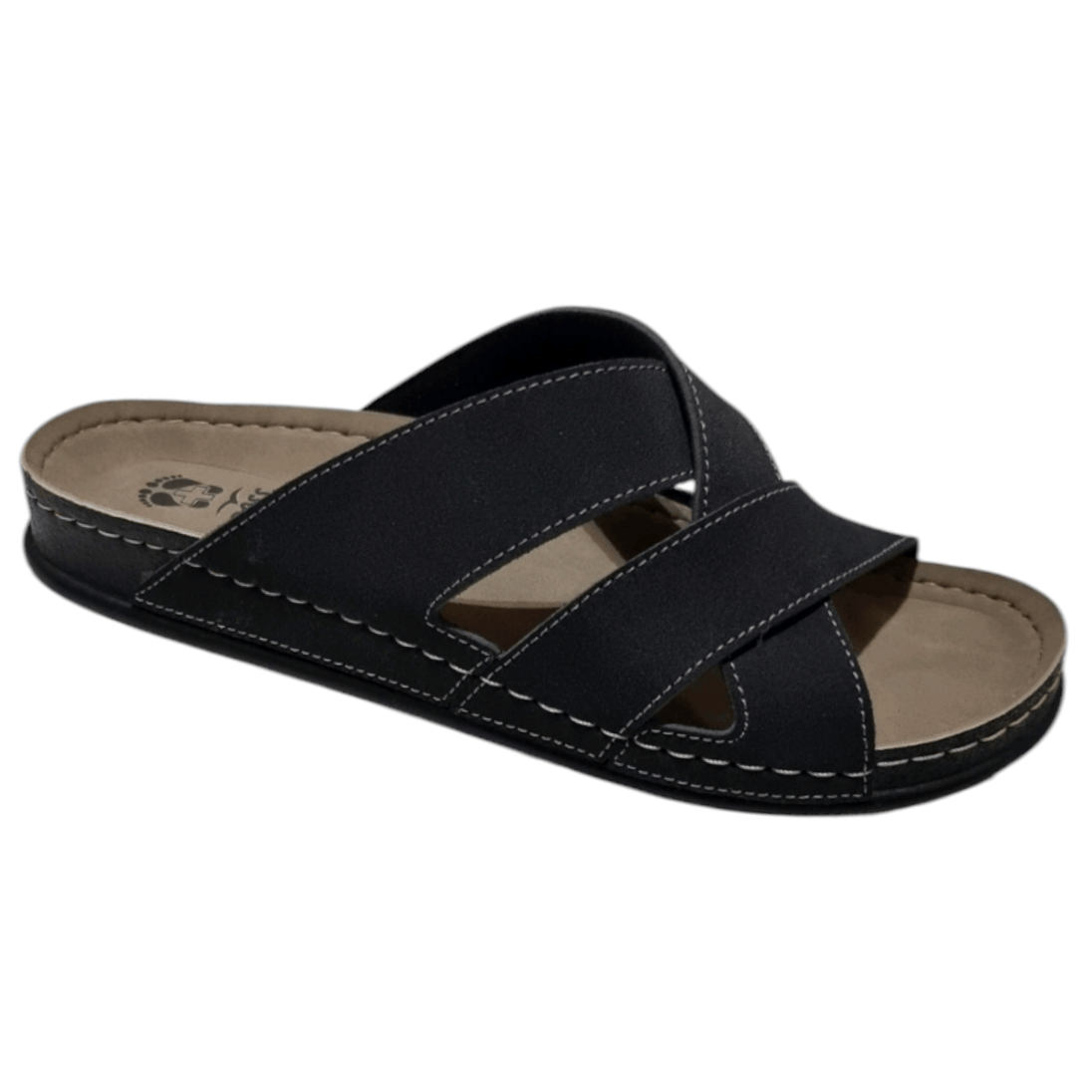 Muške anatomske papuče "Black" - Zoro