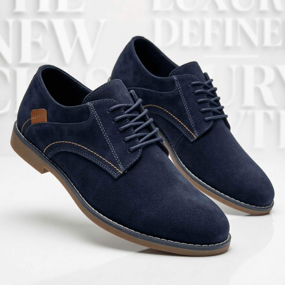 Muške prošivene cipele od brušene kože - Zoro