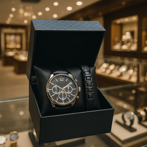 Muški poklon set Sat + Narukvica "VKGO" - Zoro