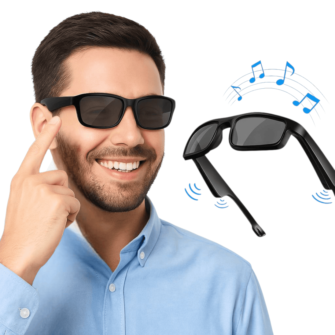 Pametne UV Bluetooth naočale s mikrofonom i zvučnikom "M8 Pro" - Zoro