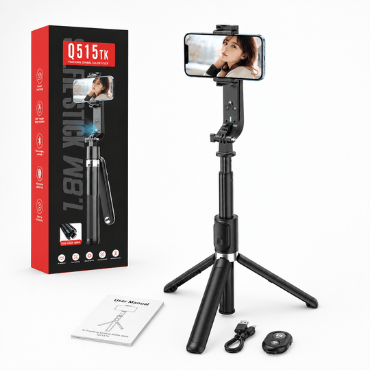 Pametni AI Gimbal Selfie Stik (1.8m) - Zoro