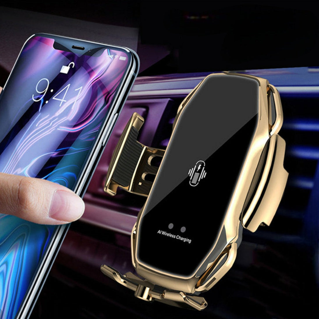 Pametni Bežični Punjač za Auto sa Senzorom "A5" - Zoro