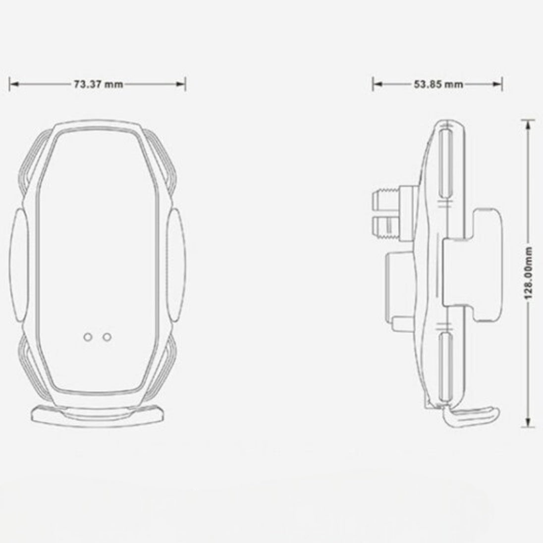 Pametni Bežični Punjač za Auto sa Senzorom "A5" - Zoro