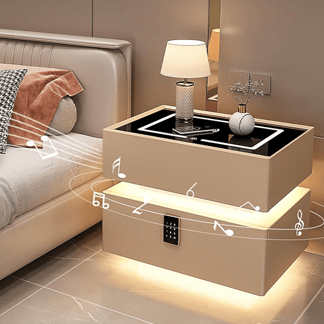 Pametni LED Noćni Ormarić "Nordic" - Zoro