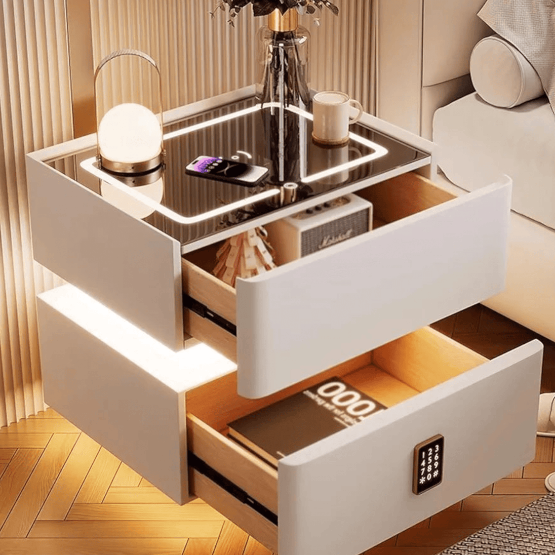 Pametni LED Noćni Ormarić "Nordic" - Zoro