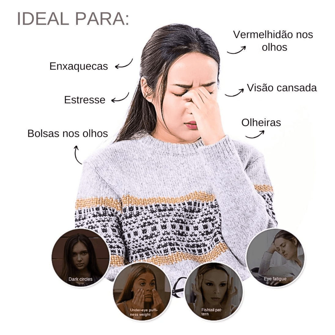 Pametni masažer za njegu očiju "M075" - Zoro