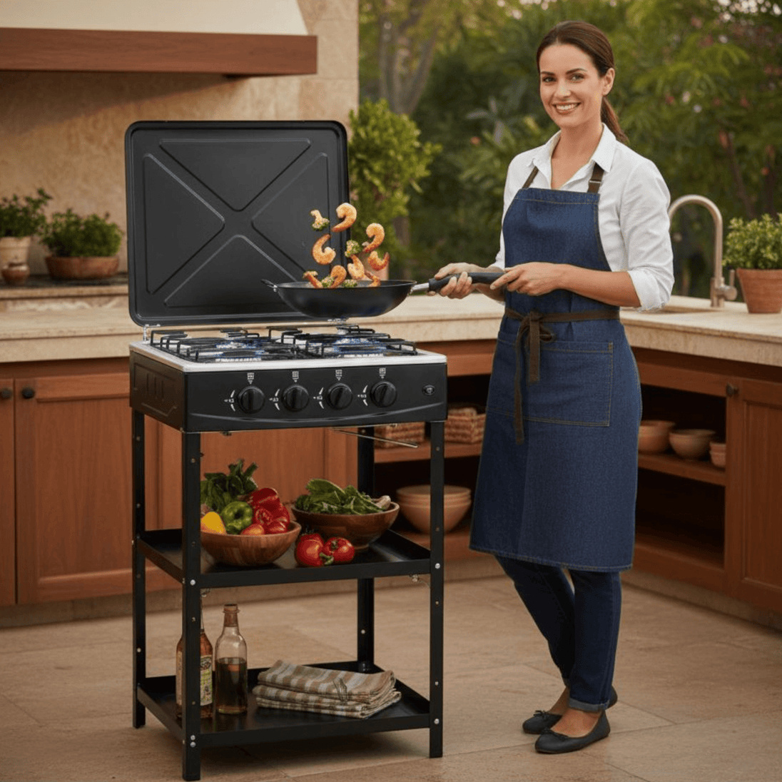 Plinska kuhinjska ploča s 4 plamenika "Boko" - Zoro