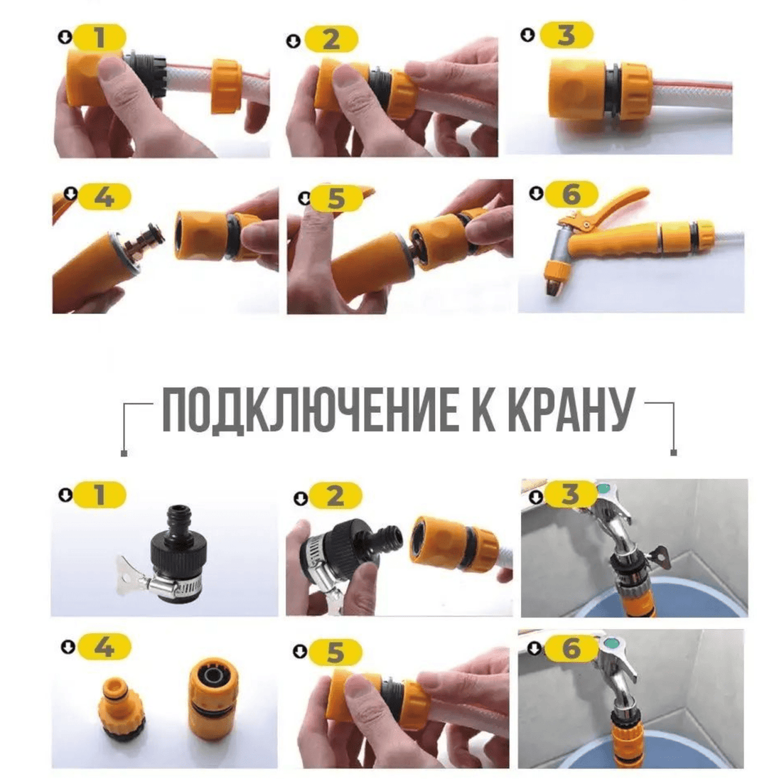 Podesiva mlaznica za crijevo sa nastavcima - Zoro