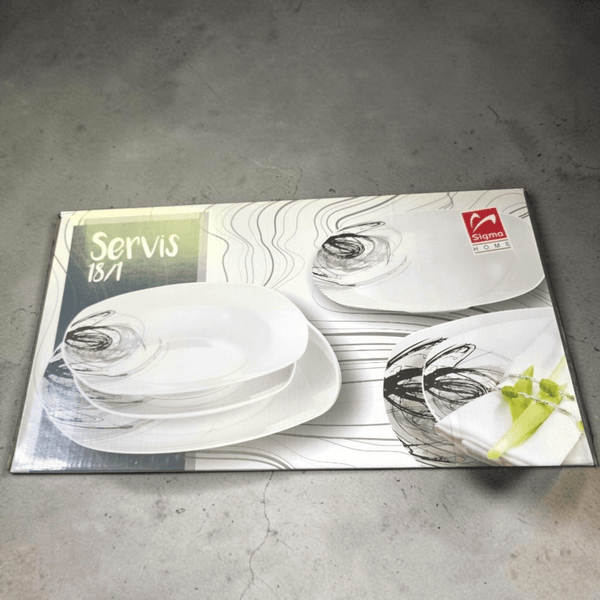 Porculanski Servis za Ručavanje "Sigma Grey" (18/1) - Zoro