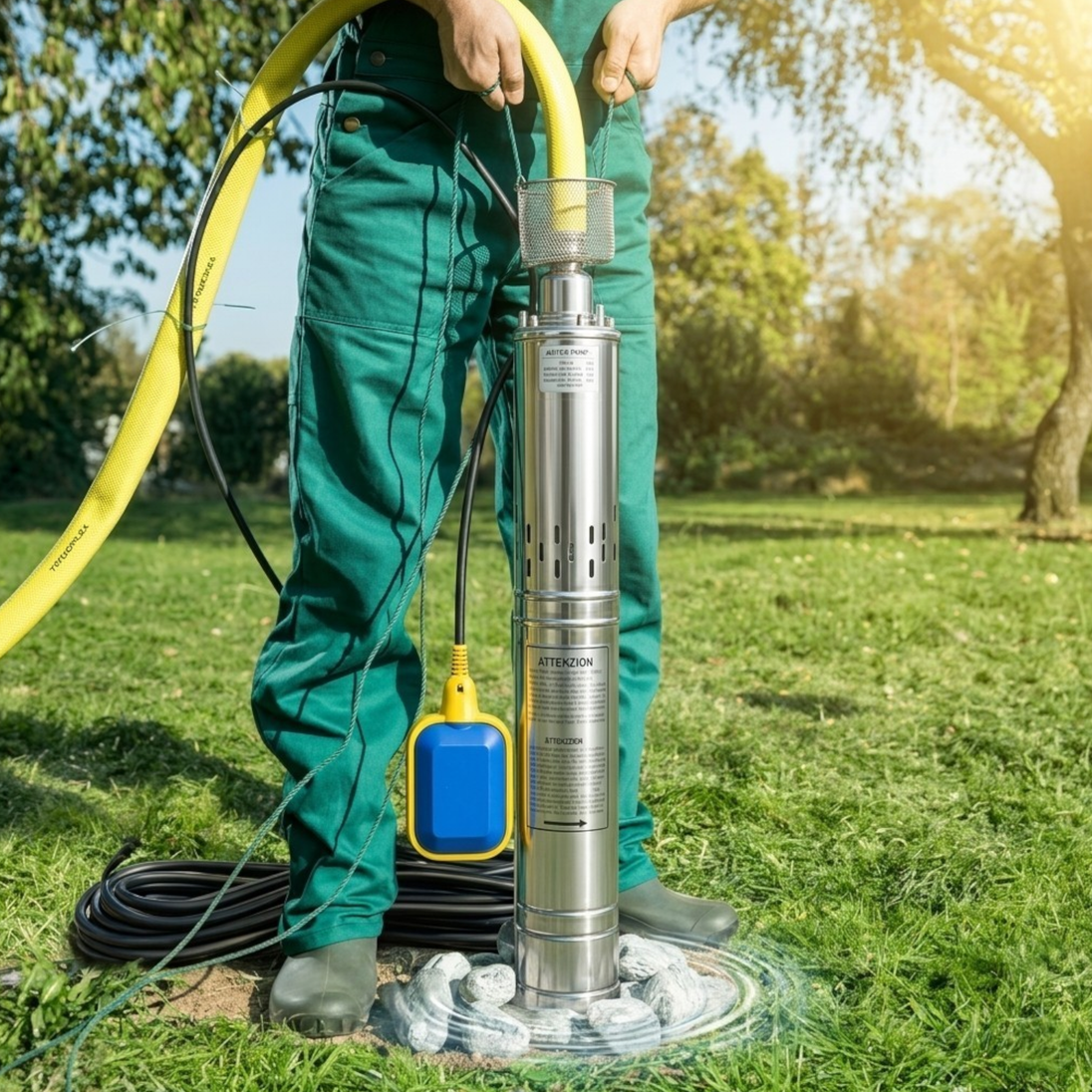 Potopna Dubinska Pumpa za Vodu (1.1KW) - Zoro