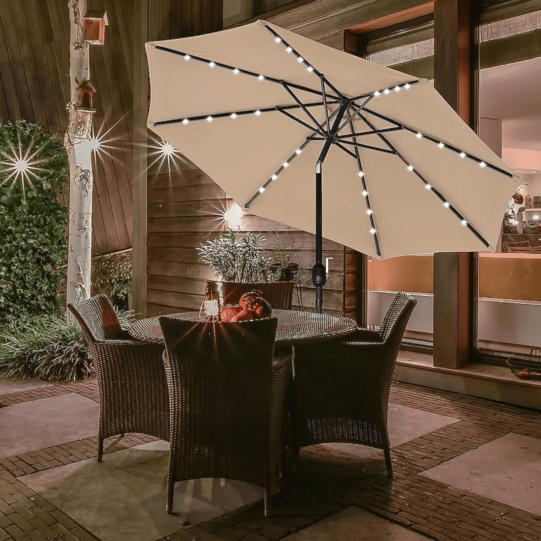 Premium Solarni LED Suncobran (300 cm) - Zoro