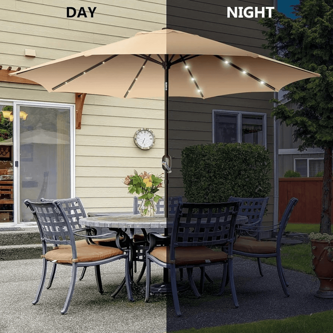 Premium Solarni LED Suncobran (300 cm) - Zoro